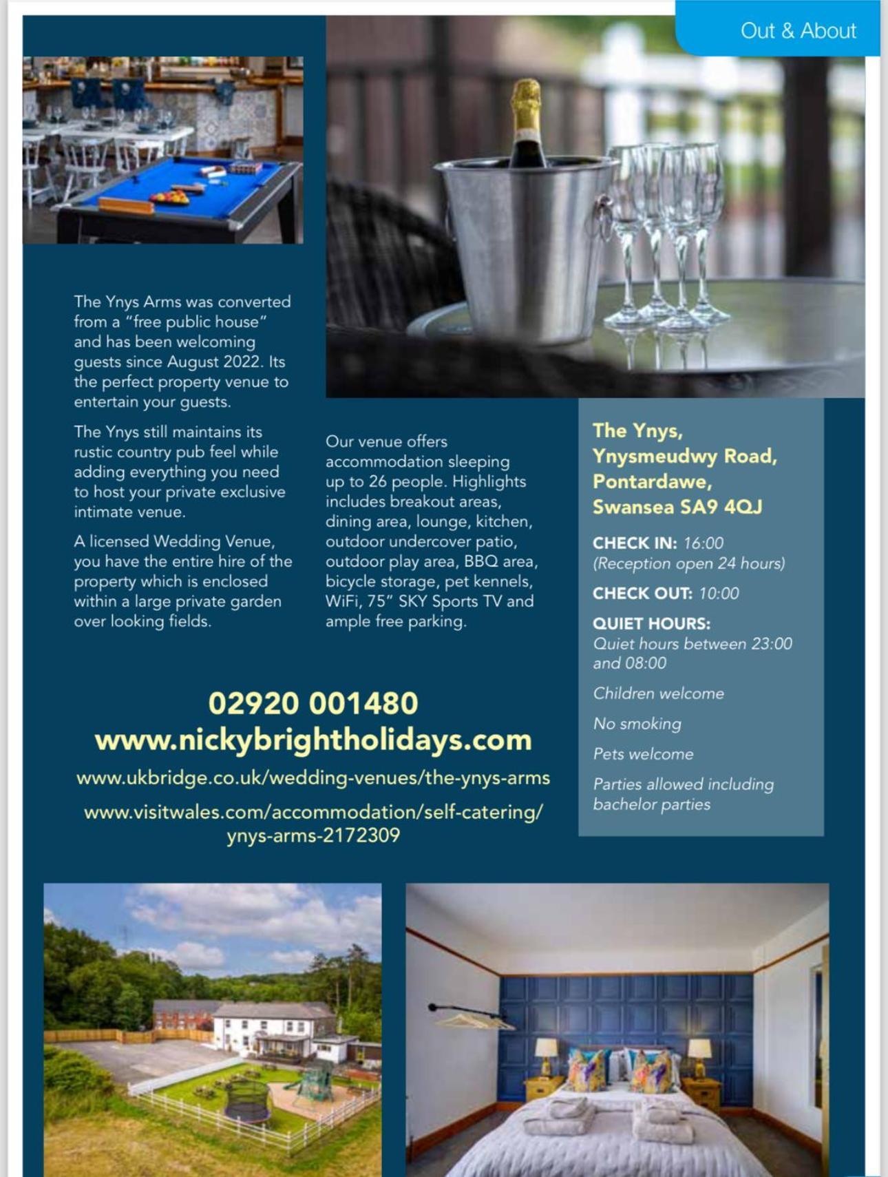 Entire Venue Hire With 8 Bedroom Accommodation - Your Own Pub Experience Swansea Exteriér fotografie